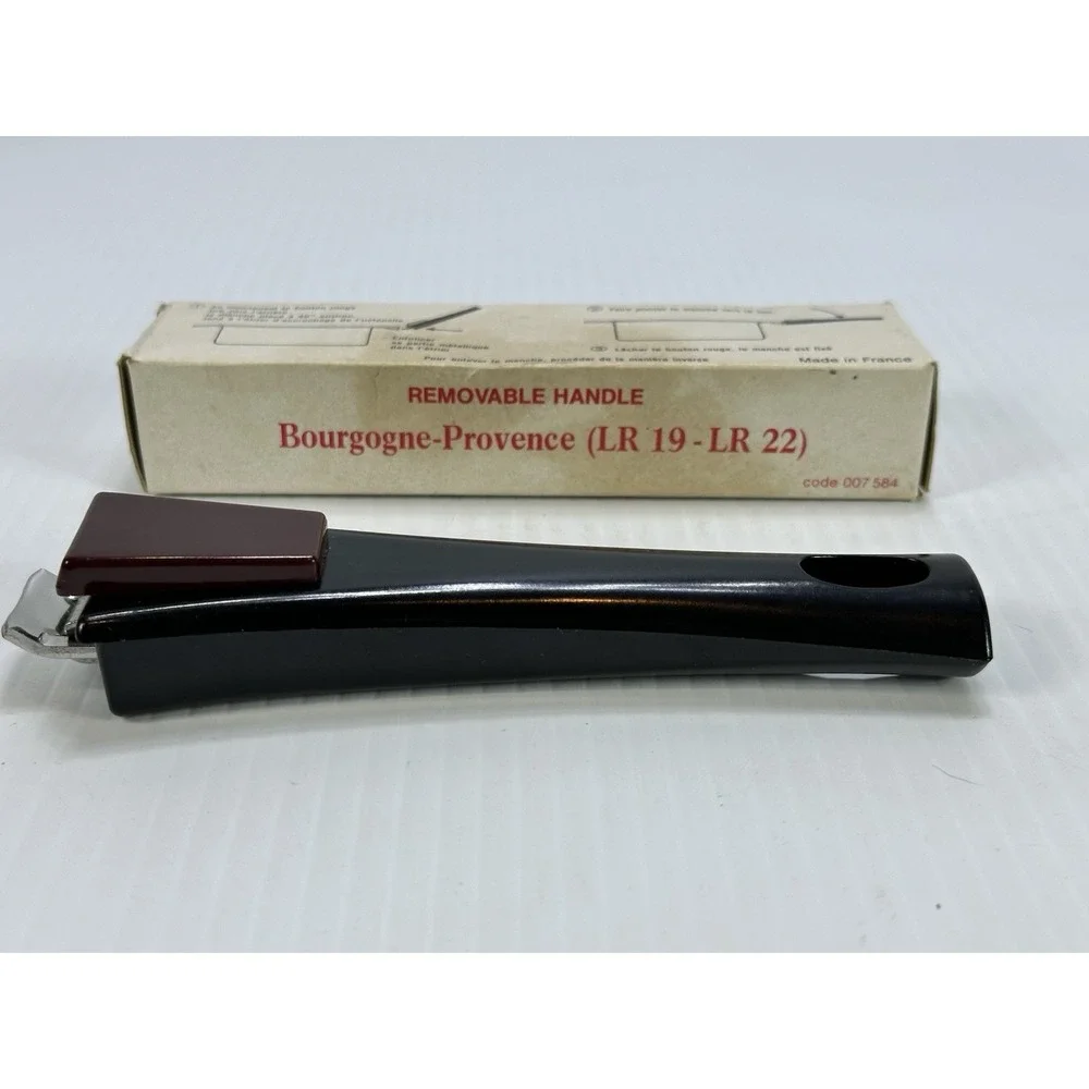 Bourgogne-Provence LR 19 LR 22 Removable Pan Handle Black Burgundy 007 584 NIB‎